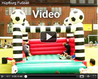 Hier sehen Sie ein Video von der Fussball Hüpfburg